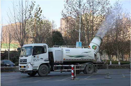 除霾降塵滿分操作!宇通環(huán)衛(wèi)多功能抑